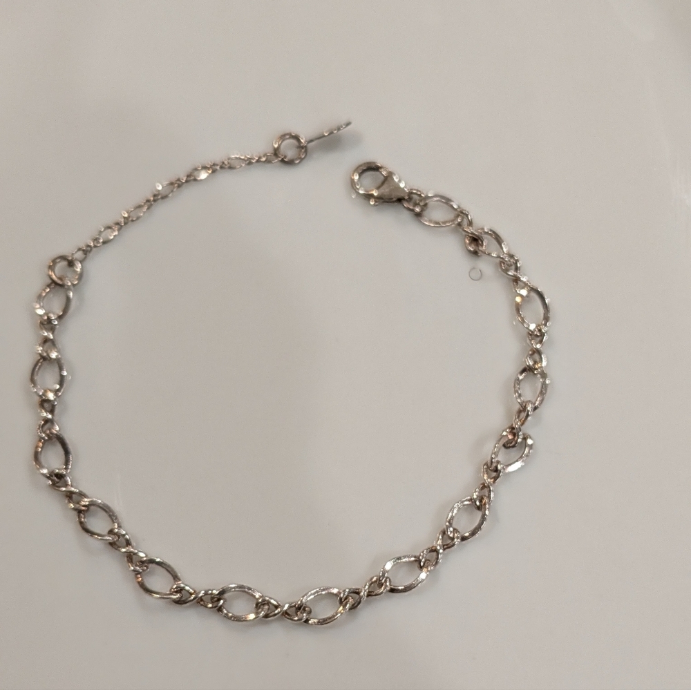 White Gold Wrist or Ankle Bracelet